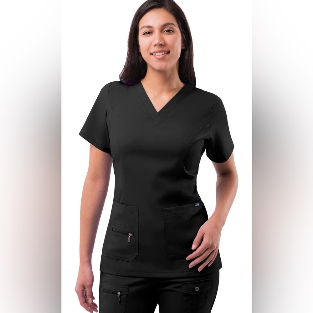 Adar Pro Elevated V-Neck Scrub Top NWOT Size XS
